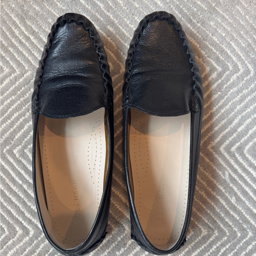 Cole Haan Women's Classic Black Leather Loafers